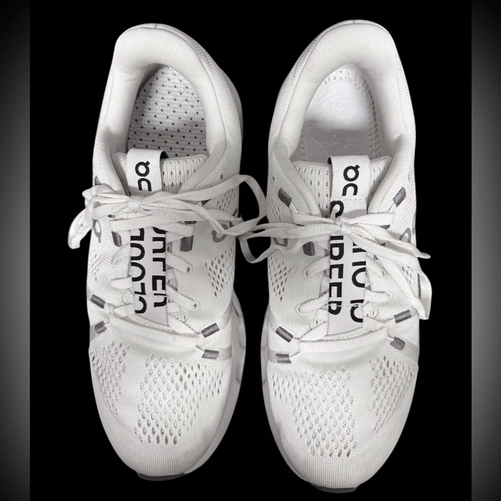 On Running Cloud Surfer Women's Athletic Shoes White Size-9 EUC - Picture 4 of 8